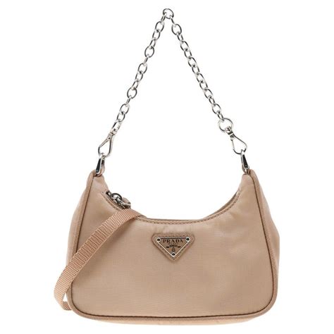 prada bag nylon pouch|prada beige nylon bag.